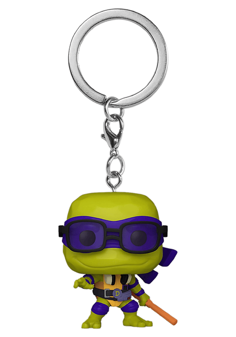 Дитяча ігрова фігурка-брелок Funko Pop Donatello Ninja Turtles 4 см (NT D K1394)