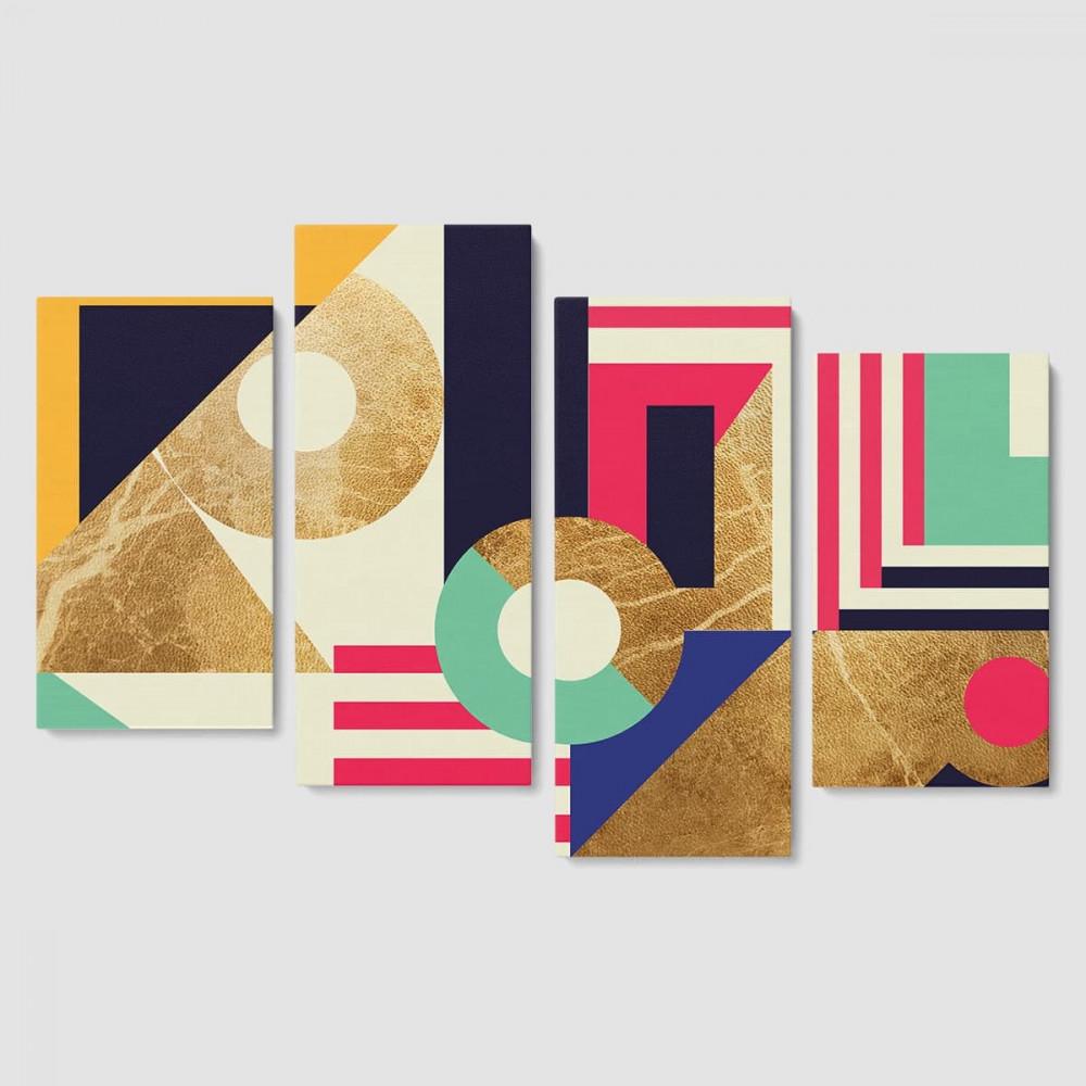 Модульная картина Malevich Store David из четырех частей 129x90 см (MK412829)