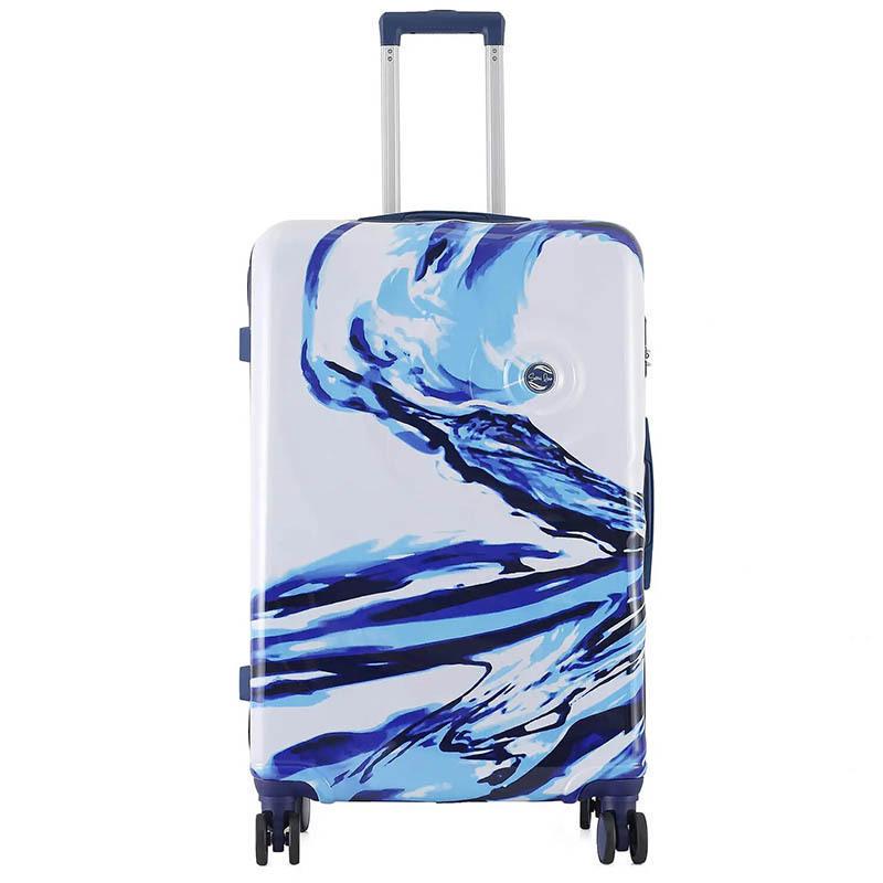 Чемодан SEMI LINE 28" L 97 л White/Blue Print (DAS302331) - фото 3