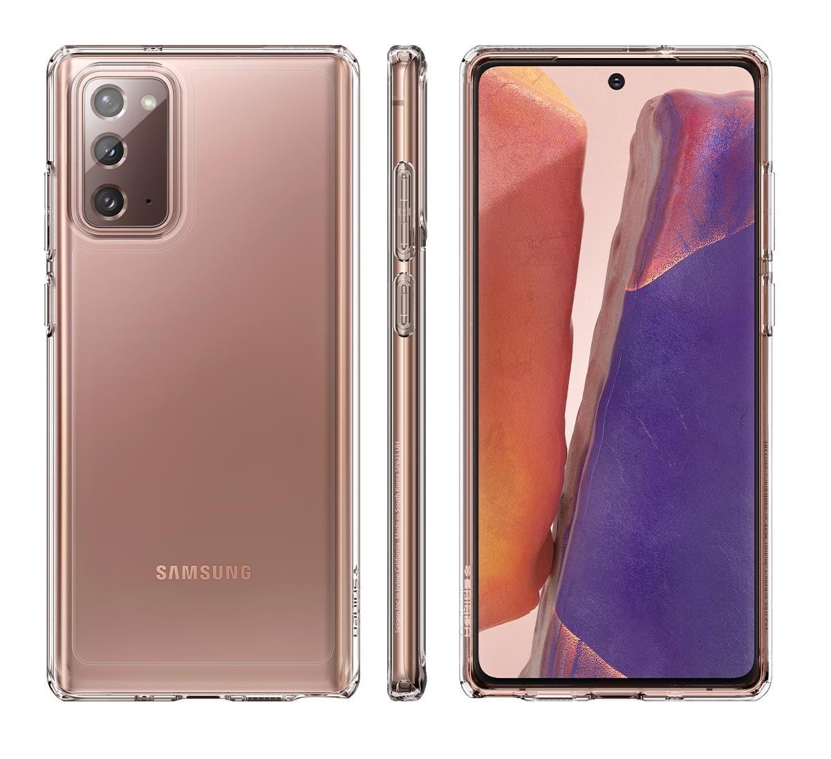 Чехол прозрачный противоударный Spigen Ultra Hybrid ACS01419 для Samsung Galaxy Note 20 (6.7") Crystal Clear - фото 9