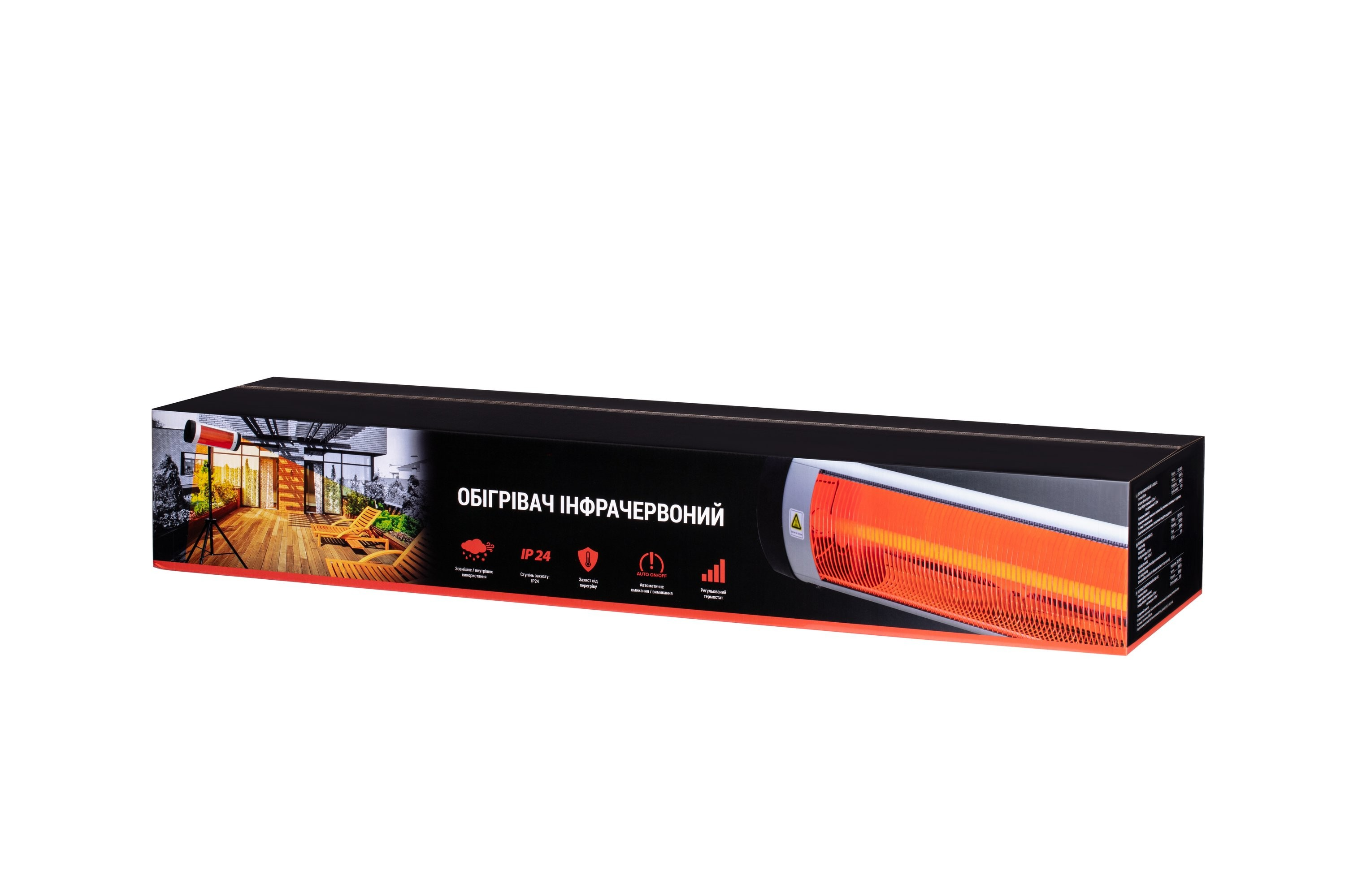 Инфракрасный обогреватель кварцевый универсальный 5 режимов 2000 Вт Черно-серебристый (IH-2000-Q1S1) - фото 12 Инфракрасный обогреватель кварцевый универсальный 5 режимов 2000 Вт Черно-серебристый (IH-2000-Q1S1) - фото 12
