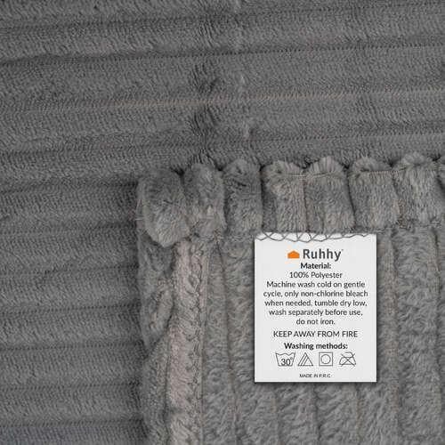 Одеяло двуспальное Ruhhy 24494 1,6х2 м Серый (24494) - фото 6 Одеяло двуспальное Ruhhy 24494 1,6х2 м Серый (24494) - фото 6