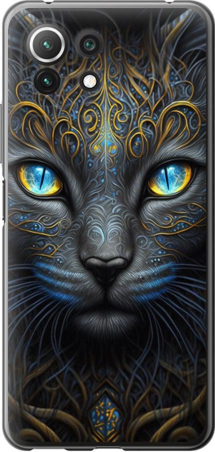 Чехол на Xiaomi Mi 11 Lite Кошка (5548u-2281-42517)