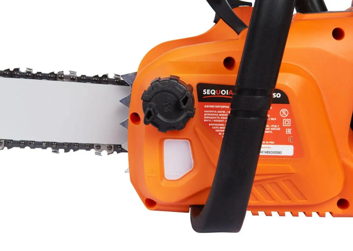 Цепная пила аккумуляторная SEQUOIA с АКБ и ЗУ SBC4014BSO-E2W (53097) - фото 8