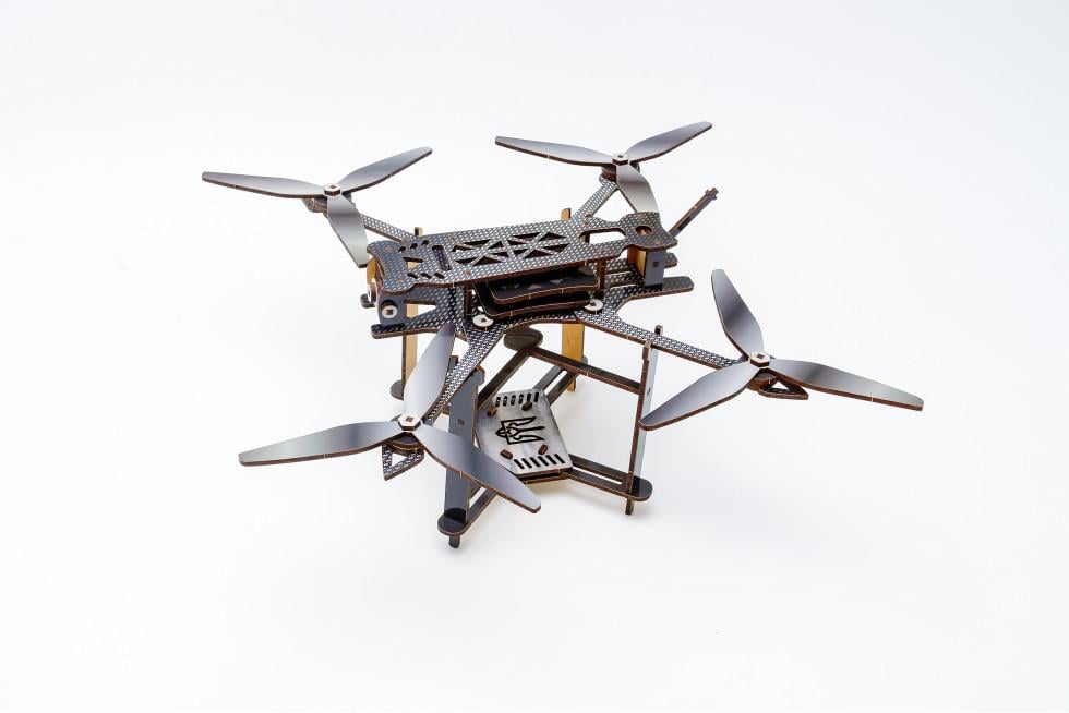 Пазл 3D з дерева механічний PuzzleOK FPV Дрон 95 деталей - фото 3 Пазл 3D з дерева механічний PuzzleOK FPV Дрон 95 деталей - фото 3