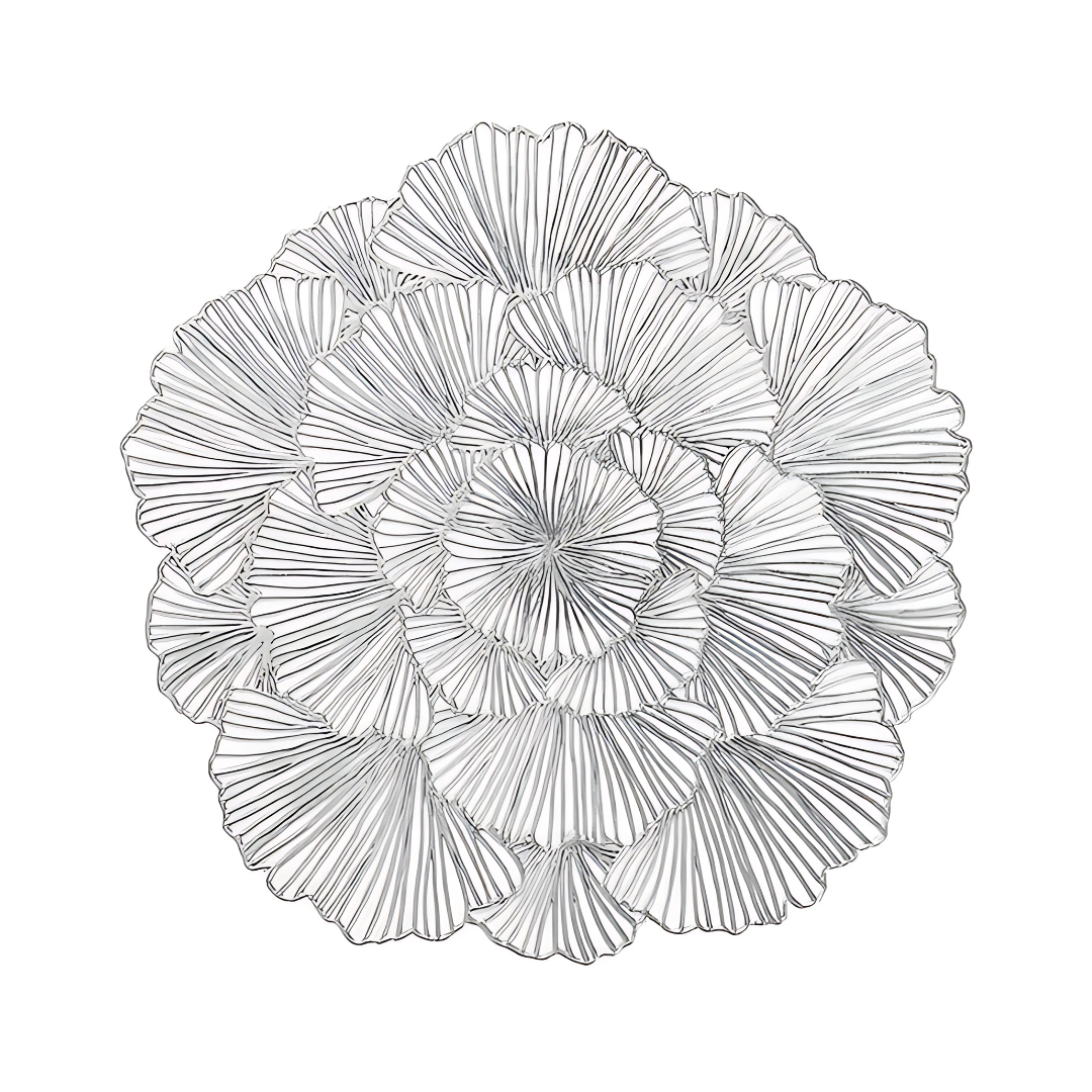 Салфетка сервировочная под горячее 2 шт. Серебристый (C052_silver)