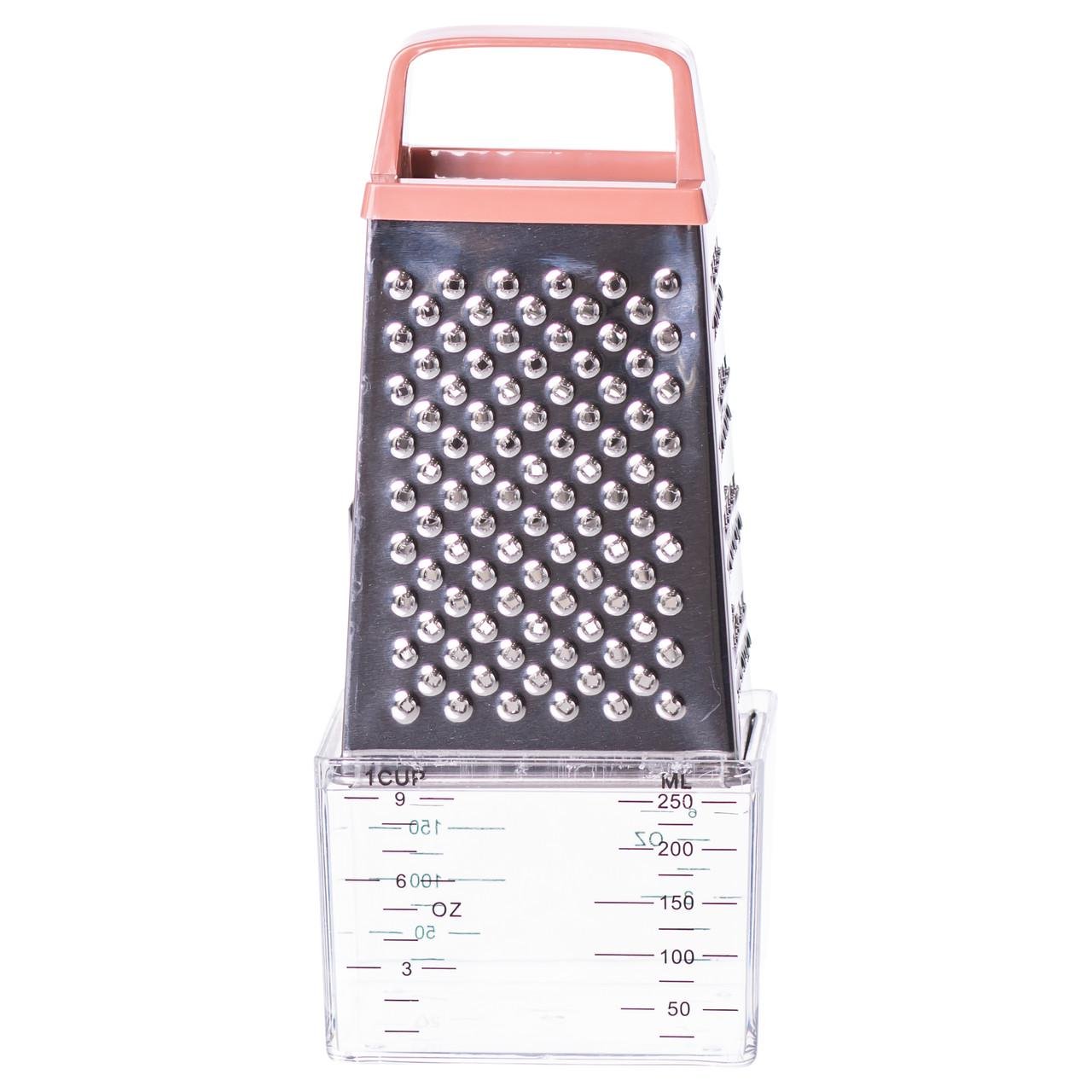 Терка ручная для овощей и фруктов с контейнером 250 мл - фото 2