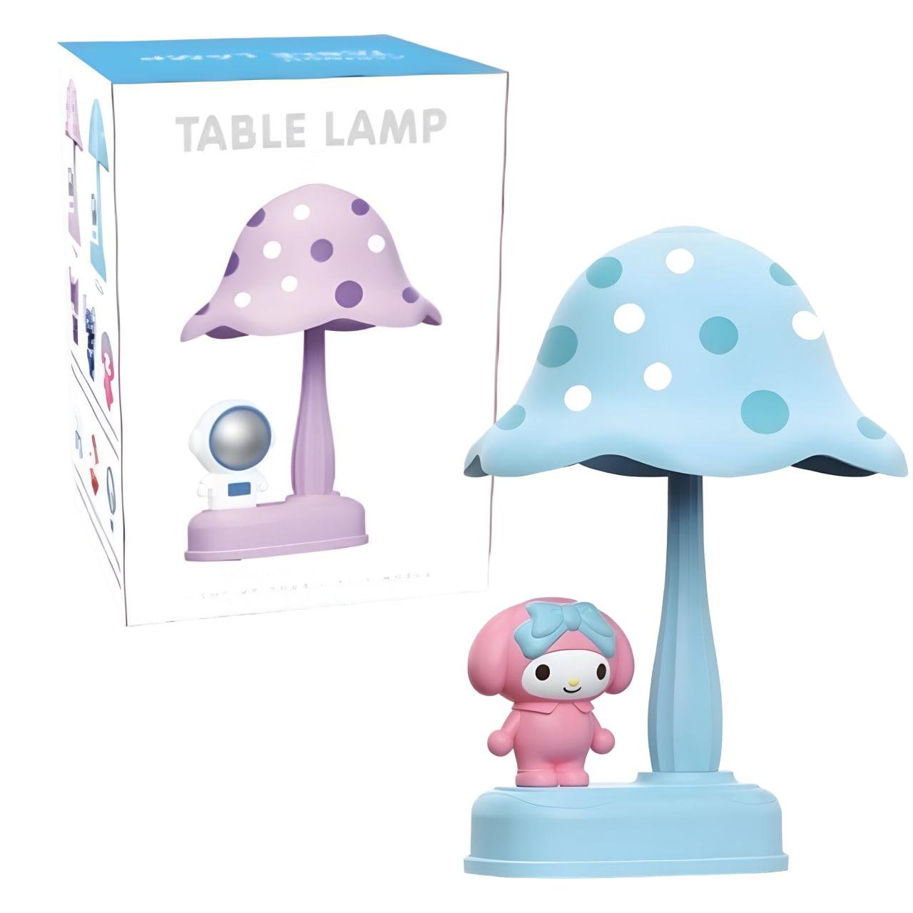 Настольная лампа Май Мелоди грибочек Голубой (339C) - фото 2 Настольная лампа Май Мелоди грибочек Голубой (339C) - фото 2