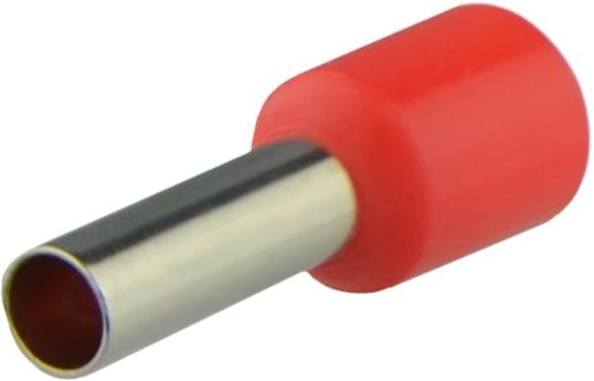 Наконечник изолированный АСКО-Укрем НТ 6,0-12 6 мм2 гильза 12 мм 1 шт. Красный (A0060010051)