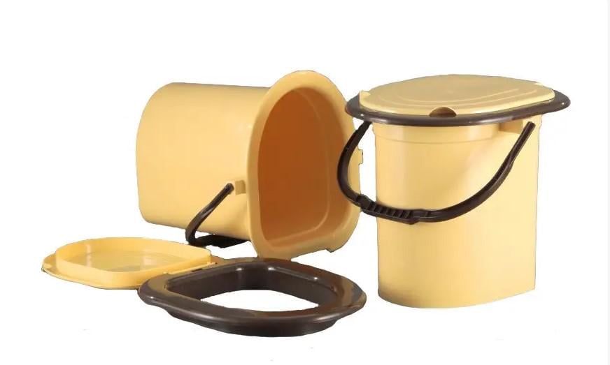 Відро-туалет 15 л Бежевий (AWN-00418) - фото 2 Відро-туалет 15 л Бежевий (AWN-00418) - фото 2