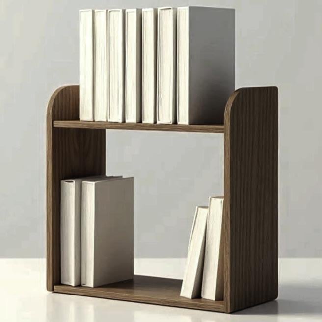 Полка книжная настольная из дерева Даламут Палисандр (КПА-006602)