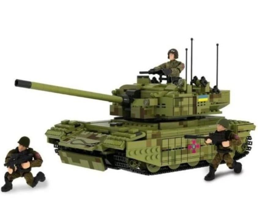 Конструктор Iblock Армия Танк Т-84У Оплот 1017 дет.