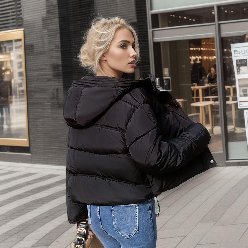 Куртка женская демисезонная Aggressive с капюшоном М Черный - фото 2 Куртка женская демисезонная Aggressive с капюшоном М Черный - фото 2