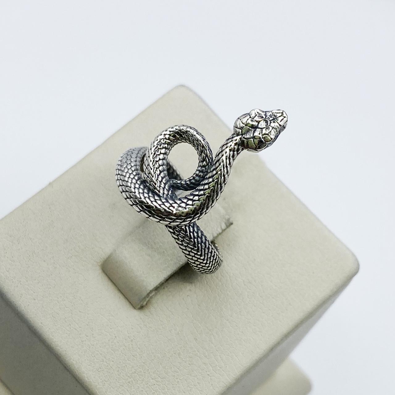 Кольцо серебряное Змея р. 16,5 5,26 г (1960439336)