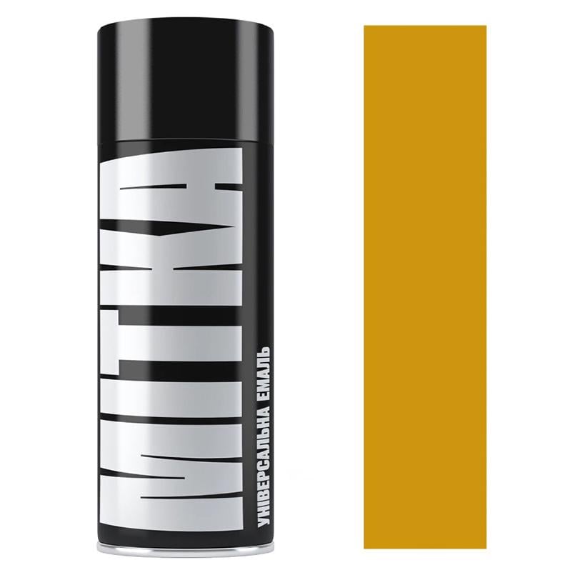 Эмаль универсальная MITKA аэрозоль 400 мл 3050 Золото светлое глянцевая