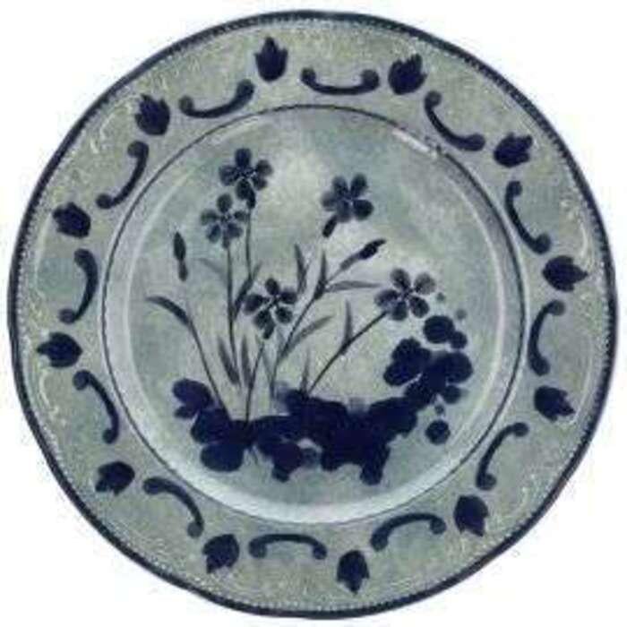 Тарілка мілка Tognana Vecchio Vienna flowers VW000288623 28 см Grey (2658362)