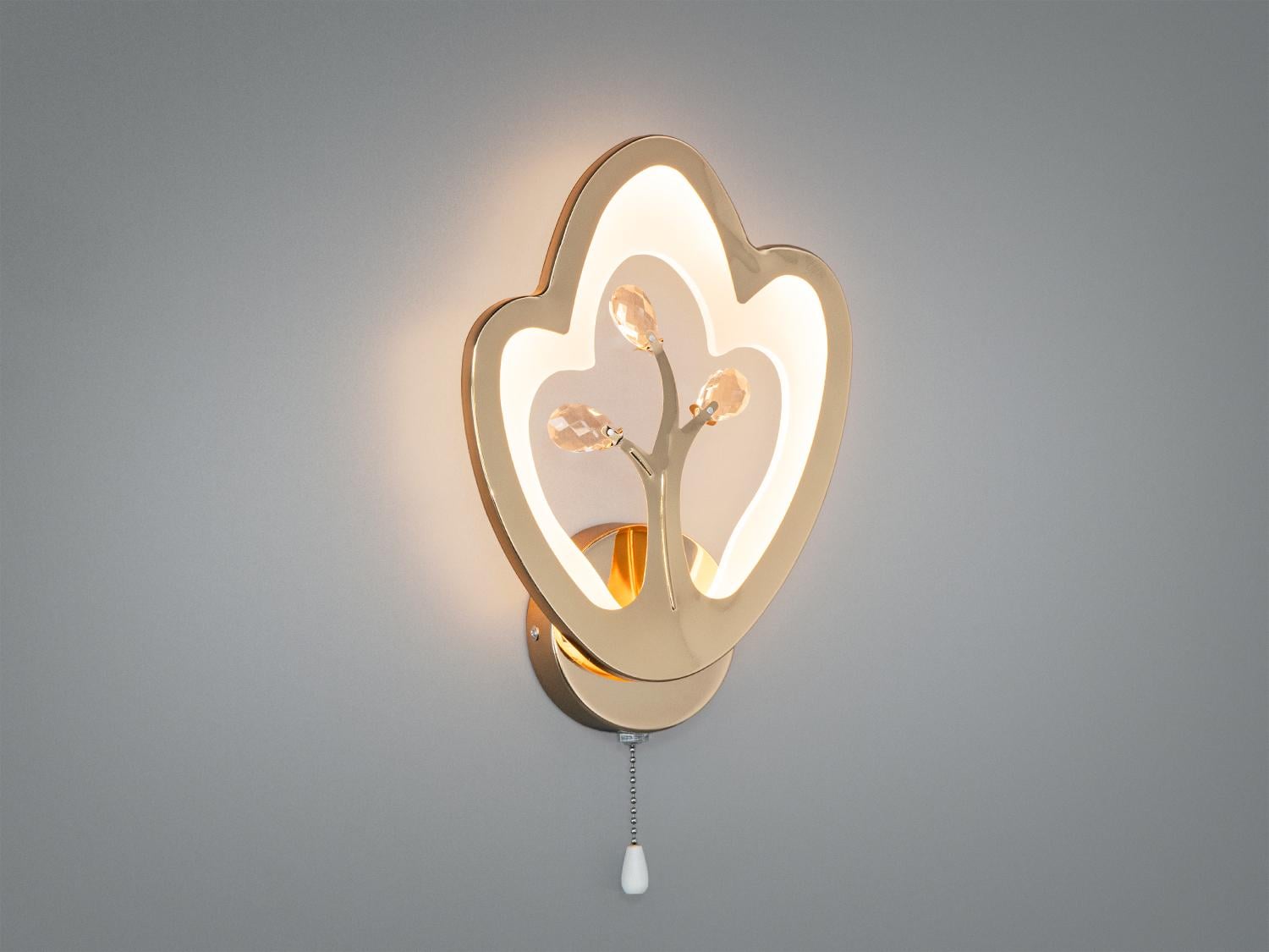 Бра настенное LED Diasha 17 Вт Золотой (8148/1G)