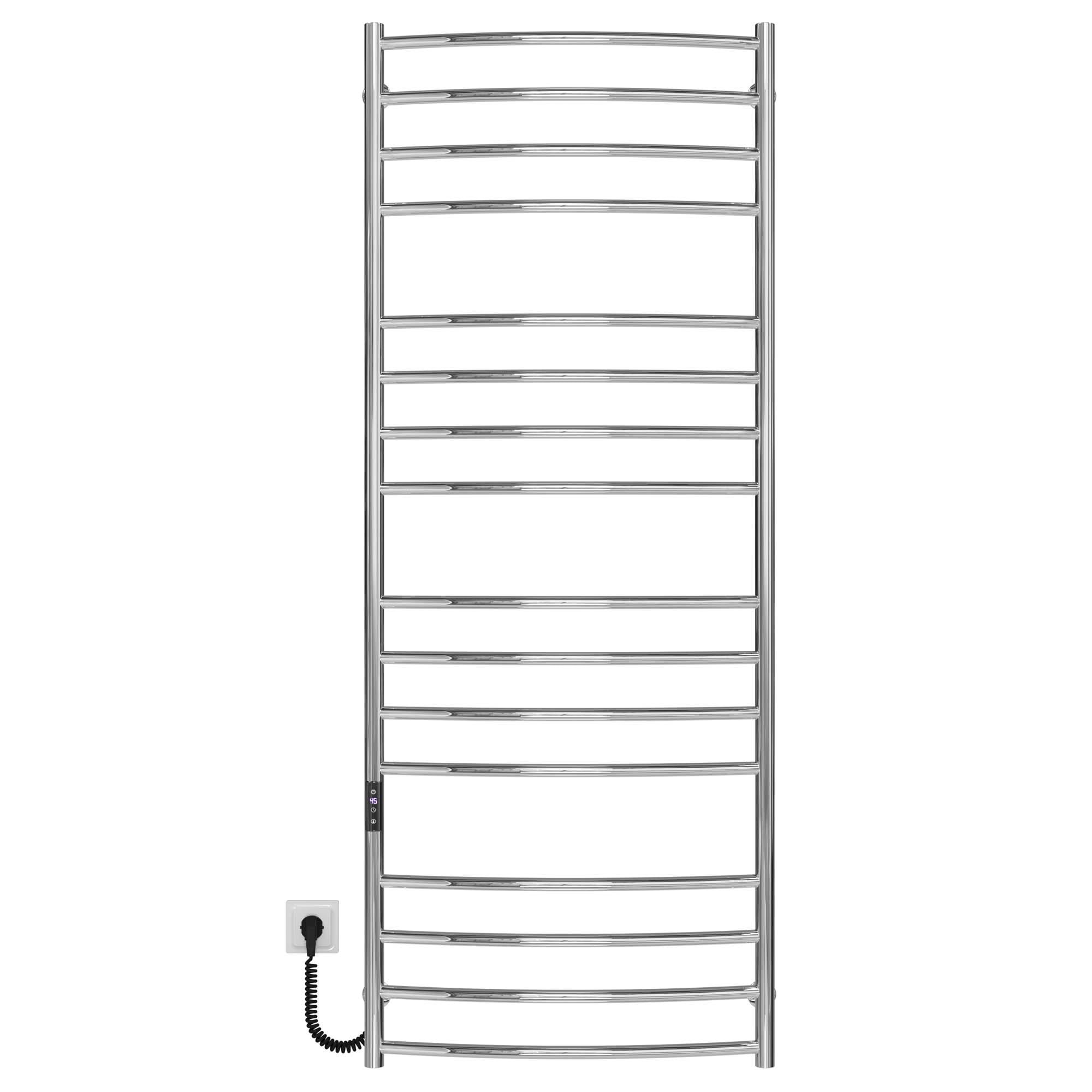 Рушникосушарка електрична Deffi Класік Еліт П16 JD03 ліве підключення нержавіюча сталь 600х1600 мм Хром (C.KE.160.60.16.E.C.L.1)