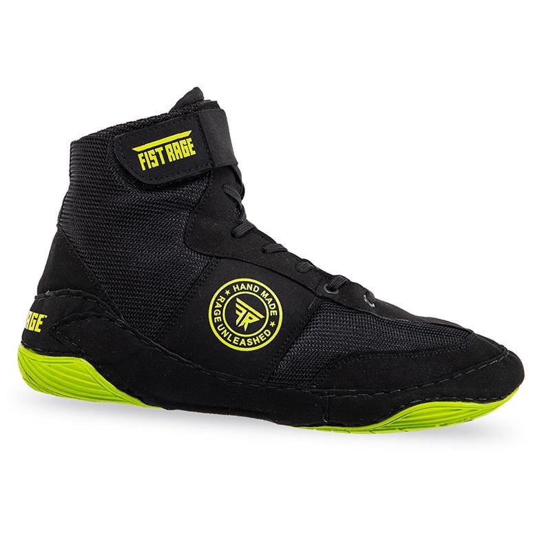 Борцовки FISTRAGE VL-8484 р. 38 Черно-зеленый (37508163)
