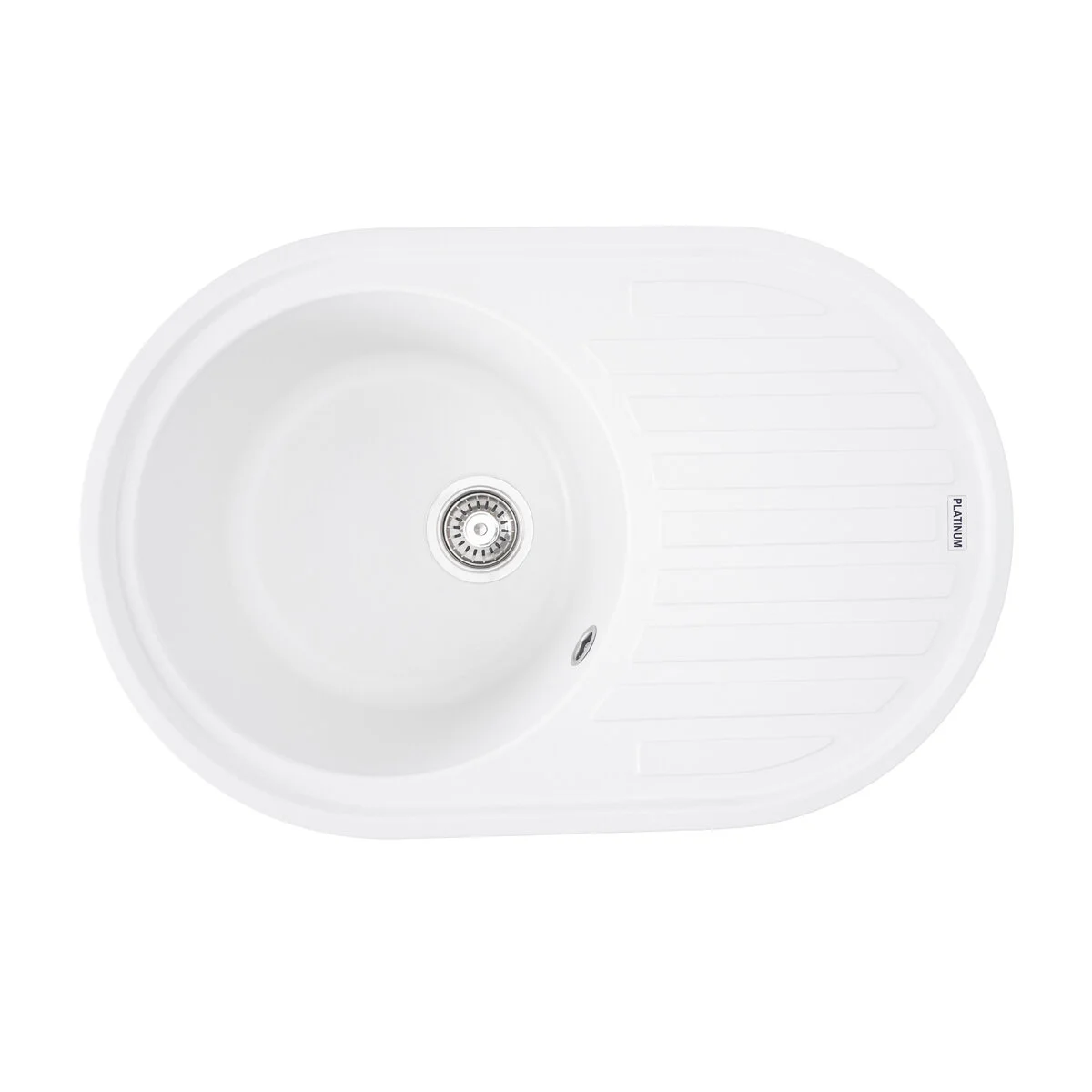 Мойка для кухни гранитная Platinum 7750 Lira Белый матовый (SP000025070)