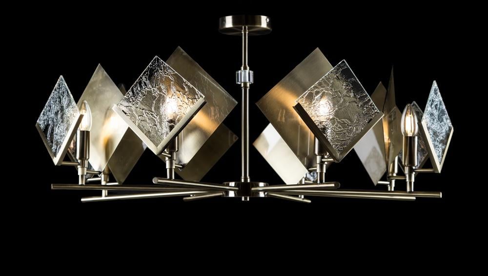 Люстра с плафонами Ray L81017/8 AB (IR006865)