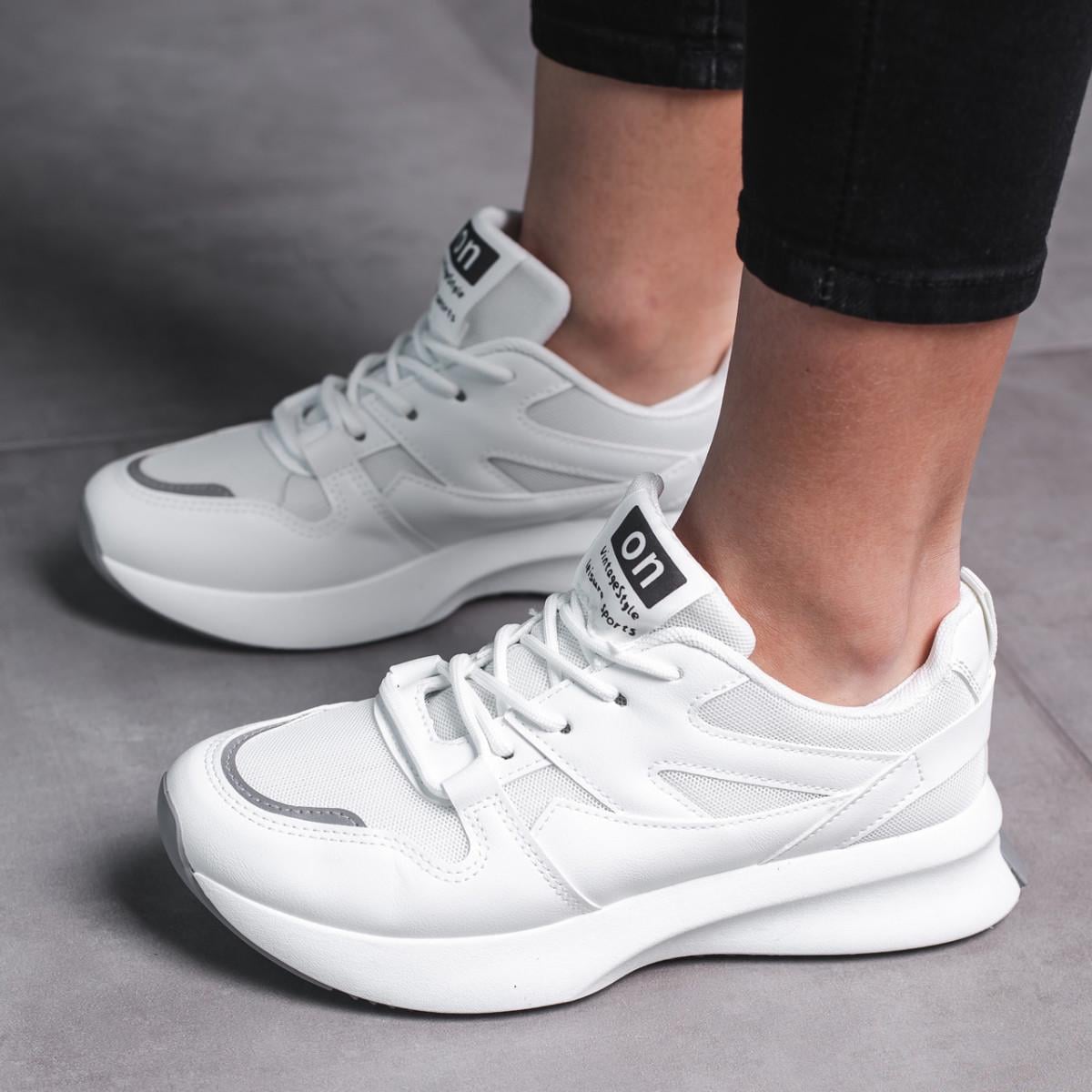 Кроссовки женские Fashion 39 р. 24,5 см Белый (3519)