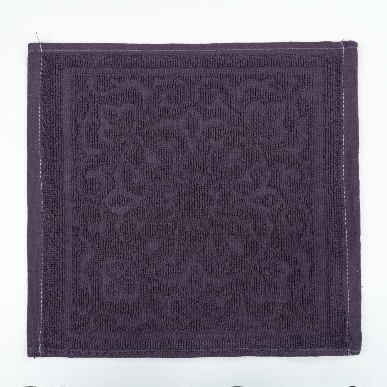 Кухонна серветка GM Textile жакардова 25х25 см Фіолетовий (380-25-Violet) - фото 1