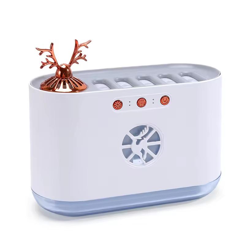 Увлажнитель воздуха RGB Pickup Fountain Aroma Humidifier с подсветкой (1010802-White)