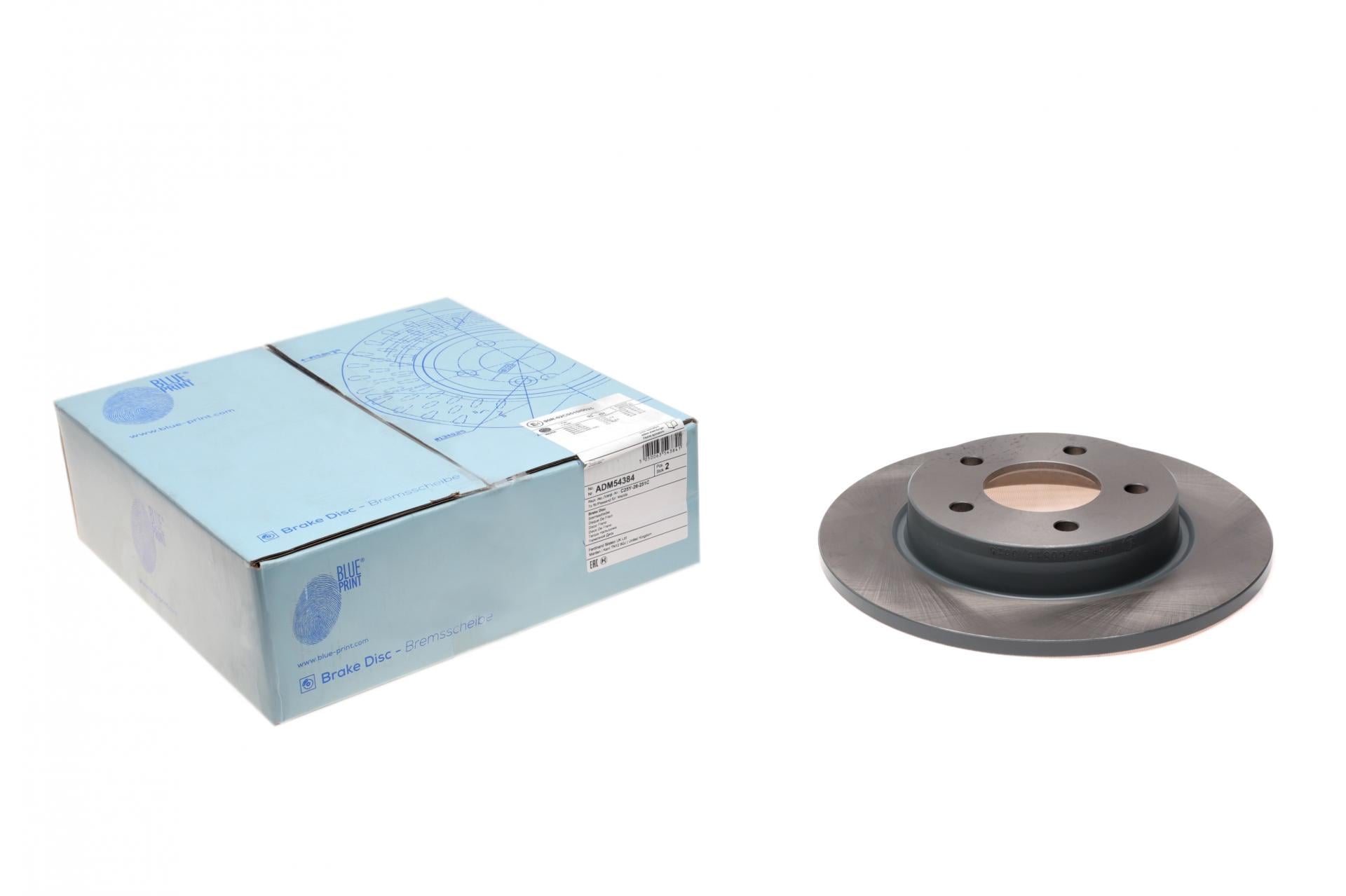Диск тормозной задний BLUE PRINT для Mazda 3/5 1.5-2.3 CiTD 07- 280x11 мм (ADM54384)