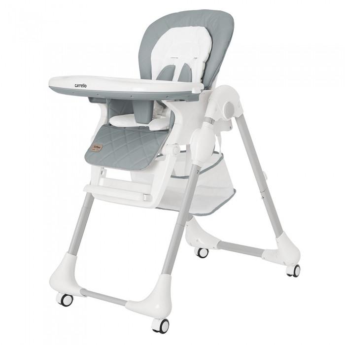 Стульчик детский для кормления Carrello Toffee CRL-9502/3 Cloud Grey на колесах из пластика 102х68х60 см Серый (150-7-CRL-9502/3 Cloud Greу)