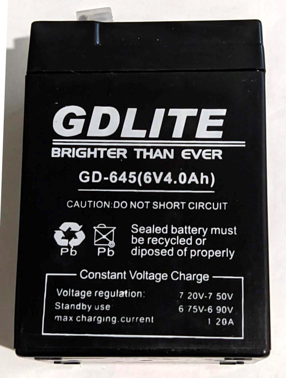 Акумулятор GD Lite 6v4a (000021221) - фото 4