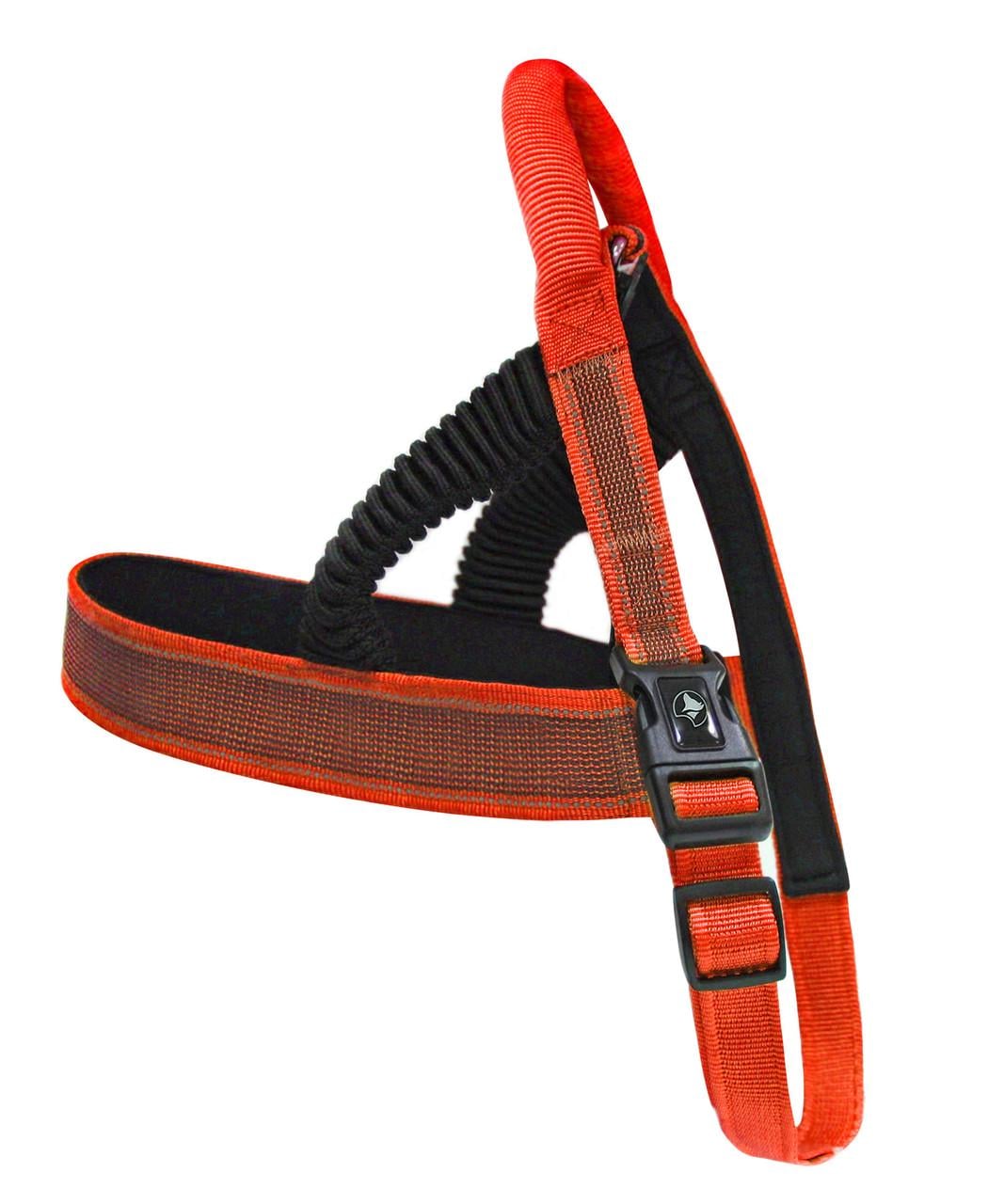 Шлея для собак Croci HIKING ANTISHOCK нейлоновая 54-60х1,5 см Красный (1175249804)