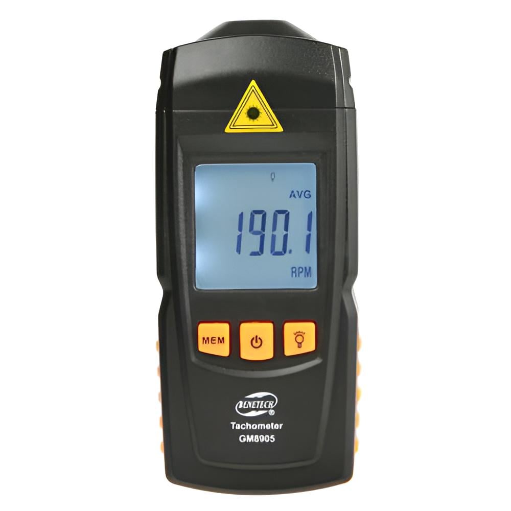 Тахометр цифровой портативный BENETECH GM8905 2.5-99999 об/мин Оранжевый/Черный (147-112-GM8905)