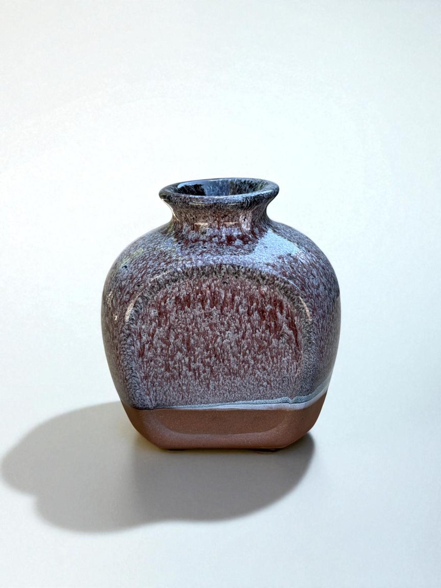 Ваза квадратная ручной работы 9,5 см Красный (28783676)