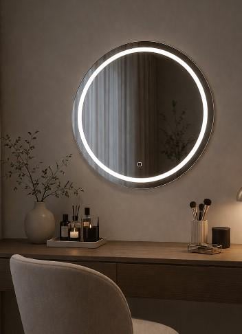 Дзеркало з підсвіткою Aversa Round d 800 мм (1035Н)