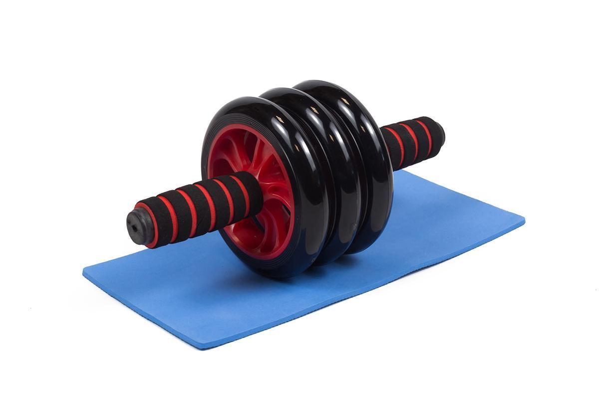Ролик для пресса EasyFit с ковриком Красный (EF-1353-R)