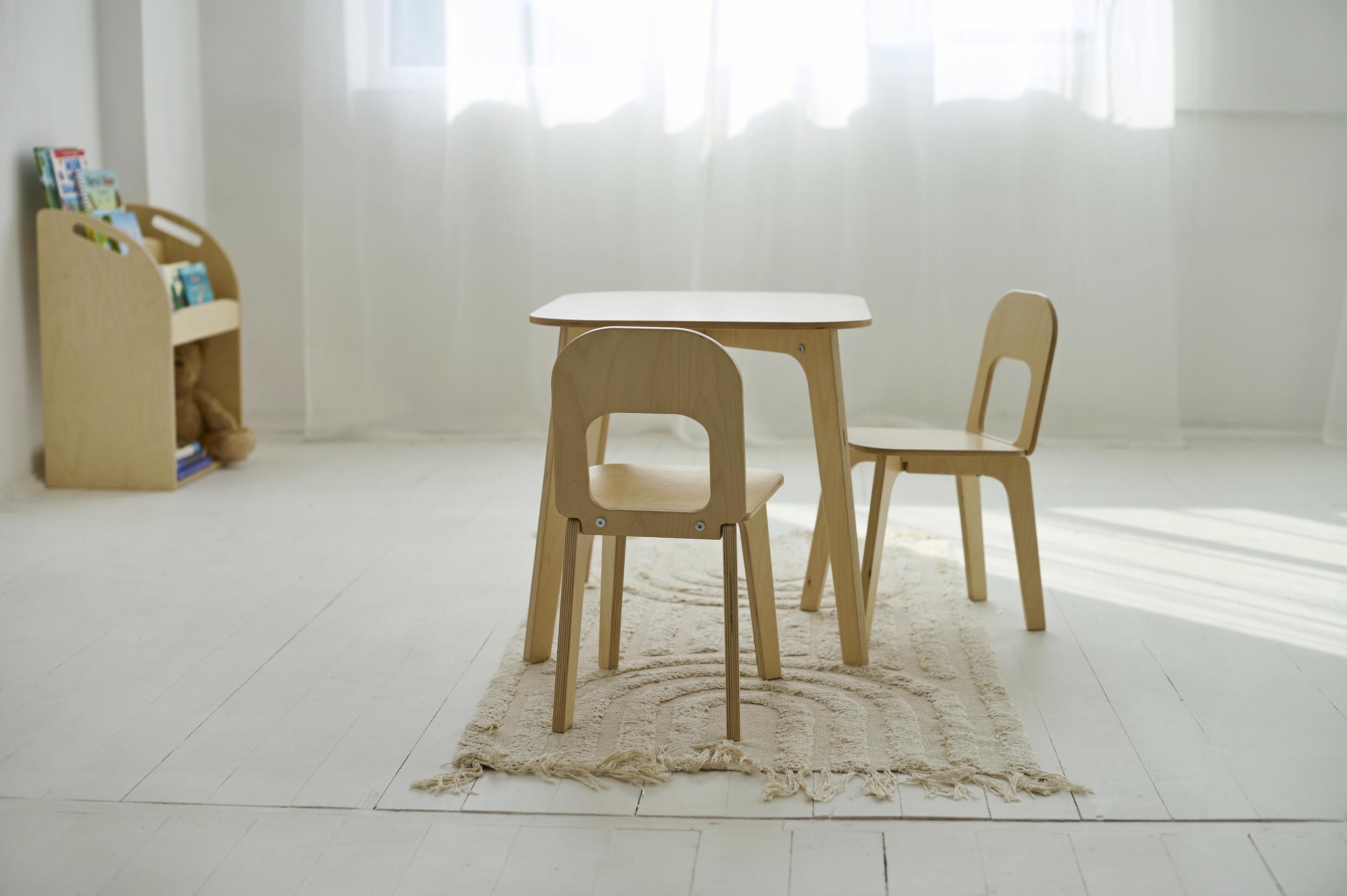 Дитячий столик і два стільчика Tatoy для дітей 2-4 років Бежевий - фото 6 Дитячий столик і два стільчика Tatoy для дітей 2-4 років Бежевий - фото 6