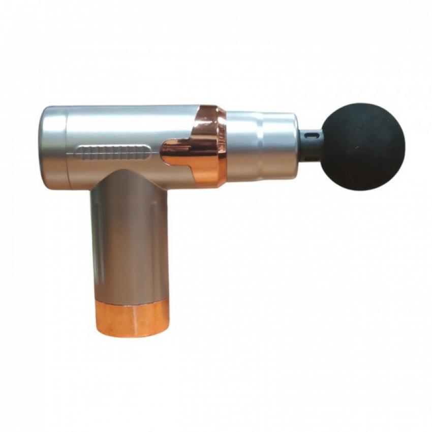 Массажер для тела аккумуляторный ручной Fascial Gun JY-760 4 насадки Grey (128678) Массажер для тела аккумуляторный ручной Fascial Gun JY-760 4 насадки Grey (128678)