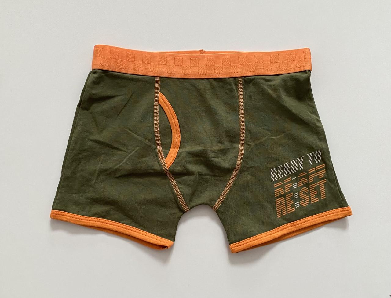 Труси-боксерки на хлопчика Ready to reset Primark 128 см на 7-8 років Хакі (2612548992)