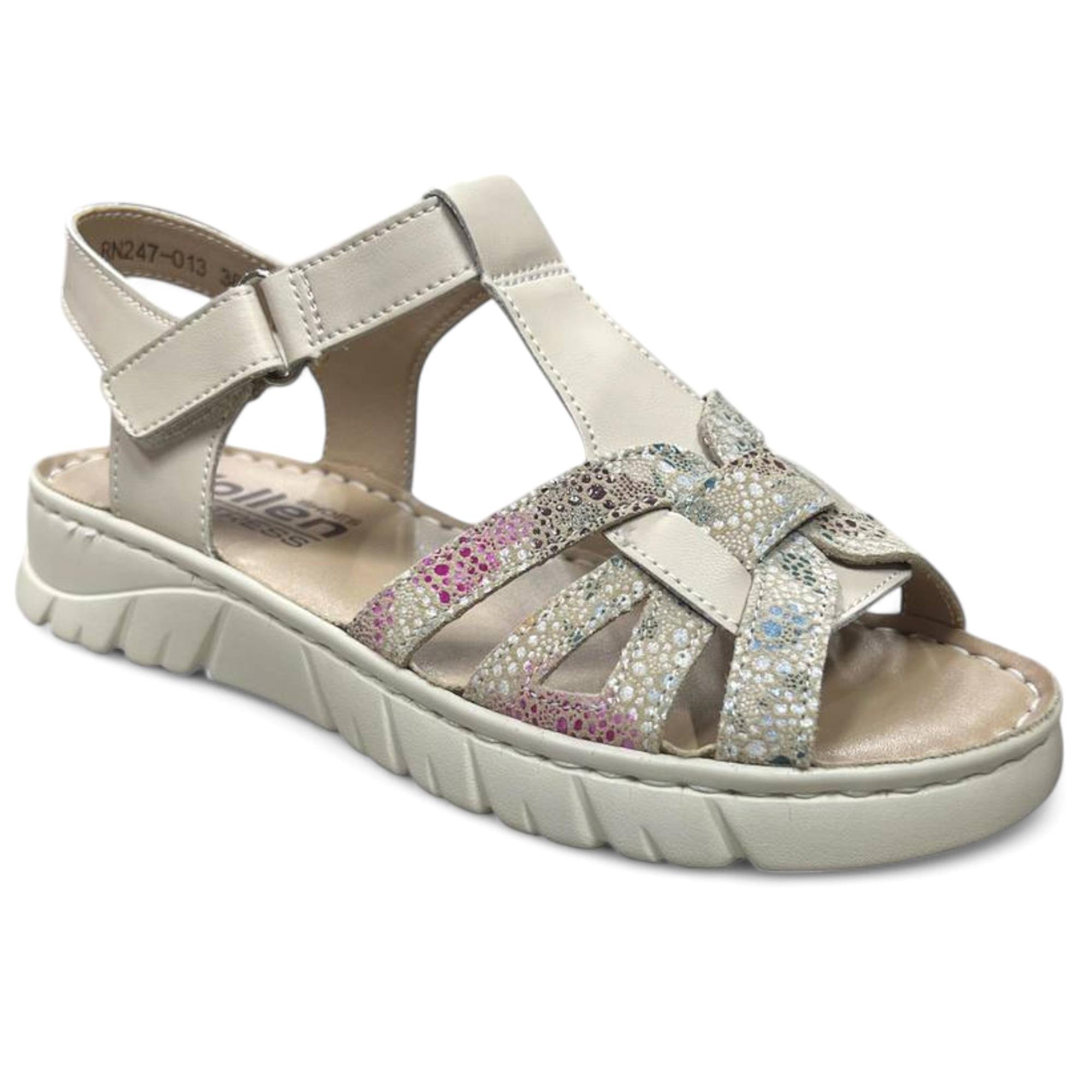 Босоножки женские летние Wollen р. 40 Бежевый (060184-40)