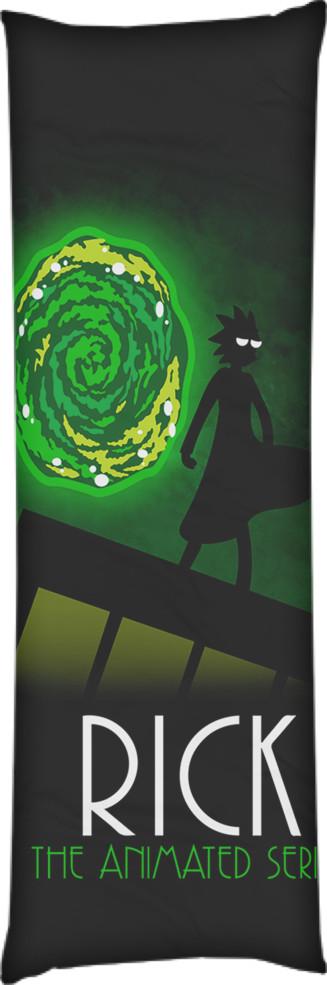 Подушка дакимакура Rick and Morty 05 50x150 см (13533660)