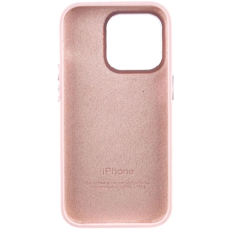 Протиударний чохол Silicone Case Metal Buttons (AA) для Apple iPhone 13 Pro Max (6.7") Рожевий / Chalk Pink - фото 4