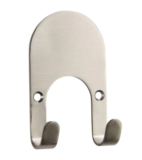 Гачок для рушників сталевий 10х6 см Хром (f94025b2) Гачок для рушників сталевий 10х6 см Хром (f94025b2)