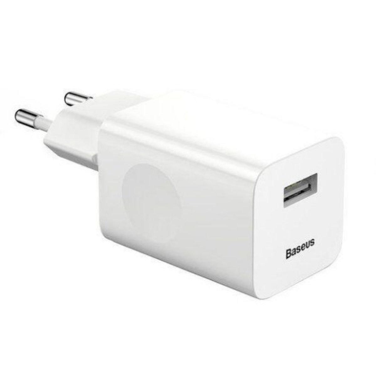 Пристрій мережевий зарядний Baseus Home Charger 1USB QC3.0 12V/2A White