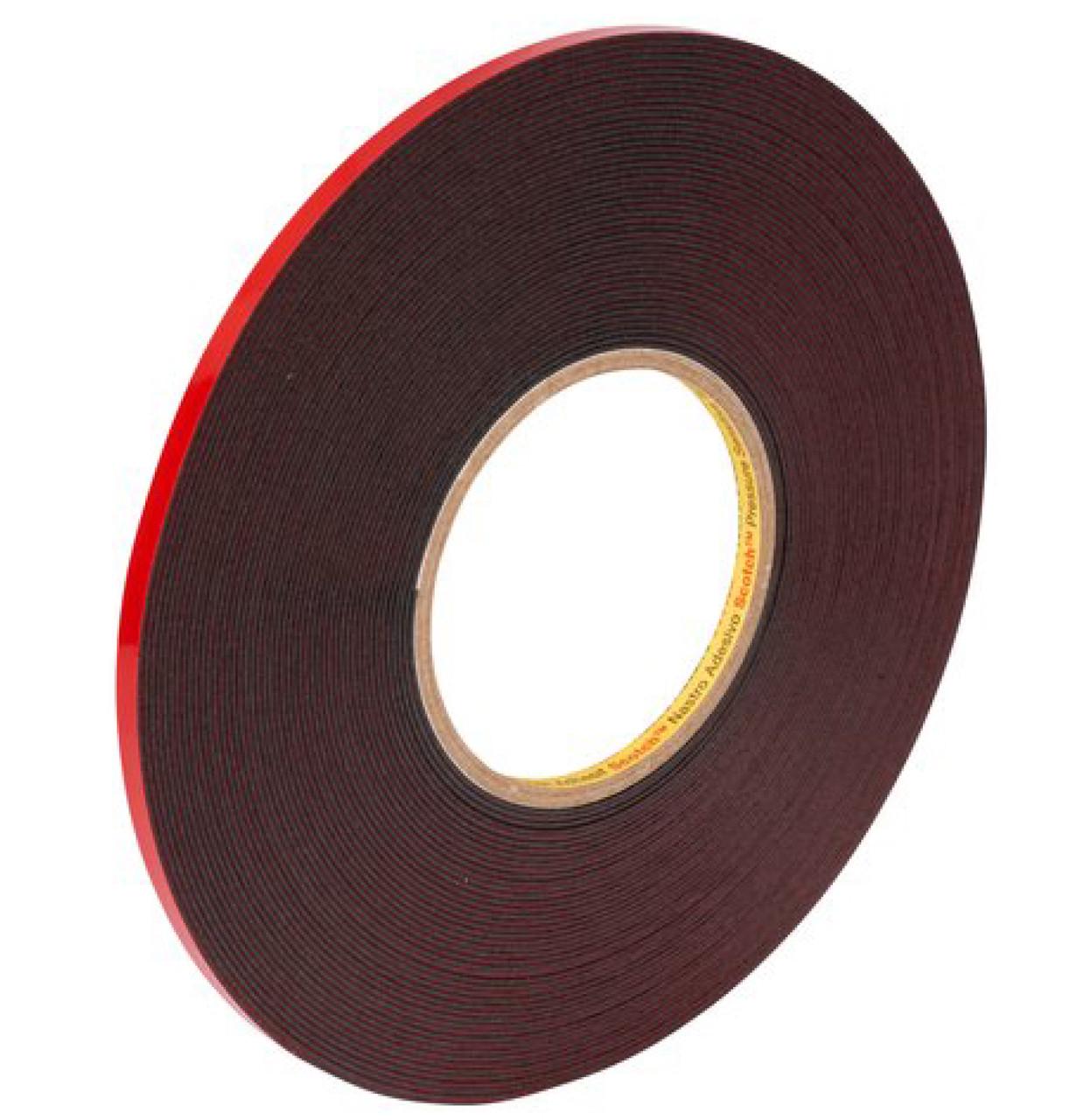 Клейкая лента двухсторонняя акриловая 3M PT1100 A+ 9 мм x 20 м Черный