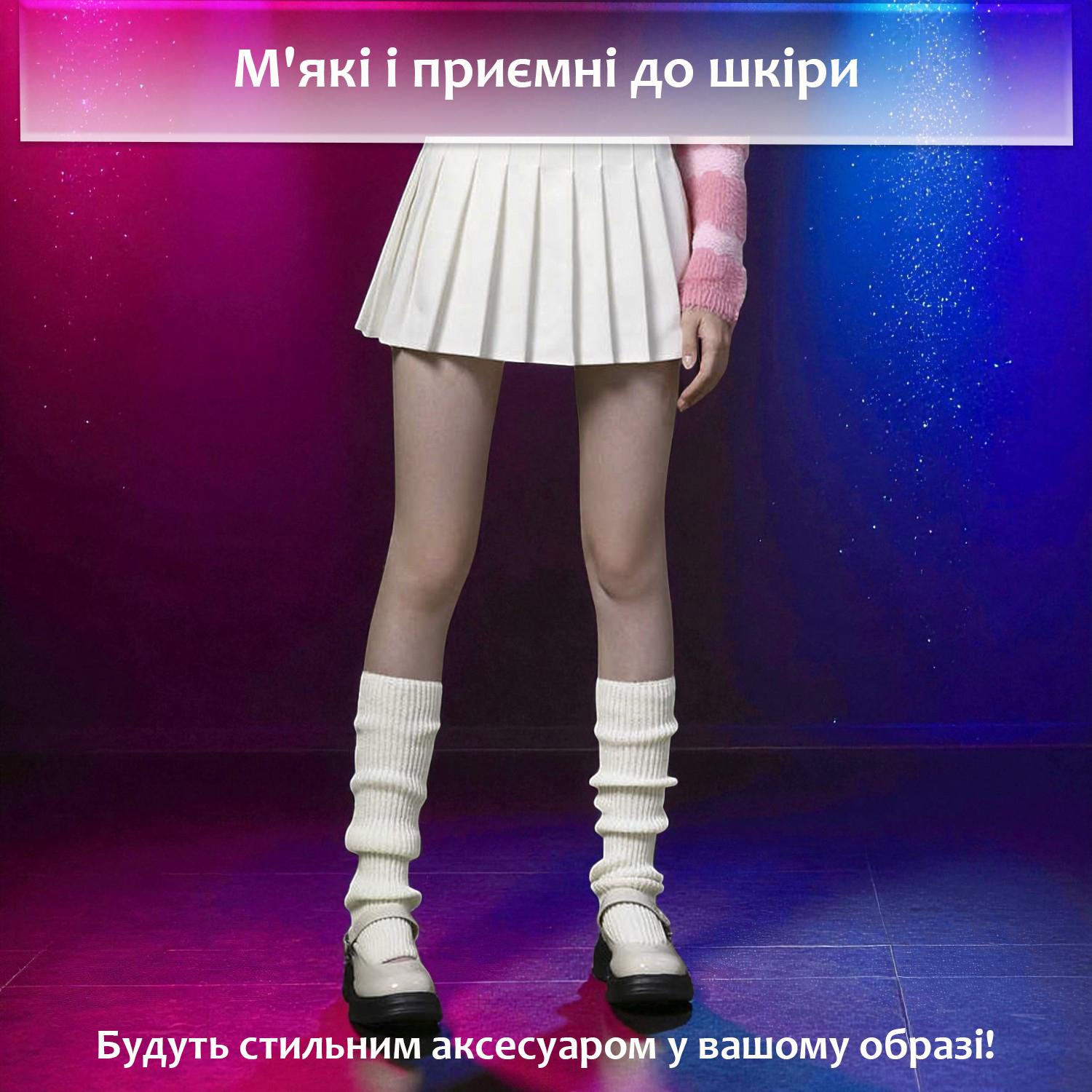 Гетры для танцев гимнастики с открытой пяткой Белый (197_1_0_1C) - фото 8 Гетры для танцев гимнастики с открытой пяткой Белый (197_1_0_1C) - фото 8