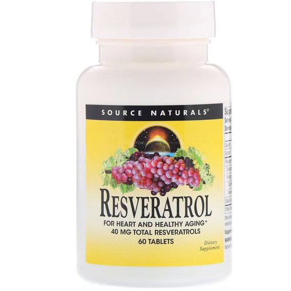 Ресвератрол Source Naturals Resveratrol 60 Tabs