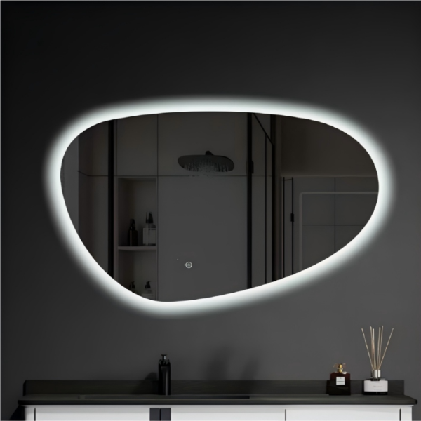 Зеркало для ванной комнаты фигурное Insana 351 с LED-подсветкой 100х70 см (А0058167)