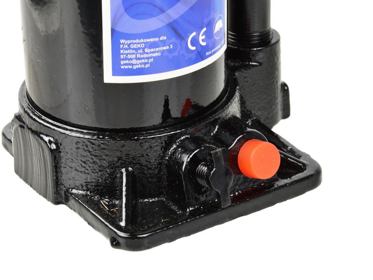 Домкрат гідравлічний GeKo пляшковий 10 тонн (G01054) - фото 5 Домкрат гідравлічний GeKo пляшковий 10 тонн (G01054) - фото 5