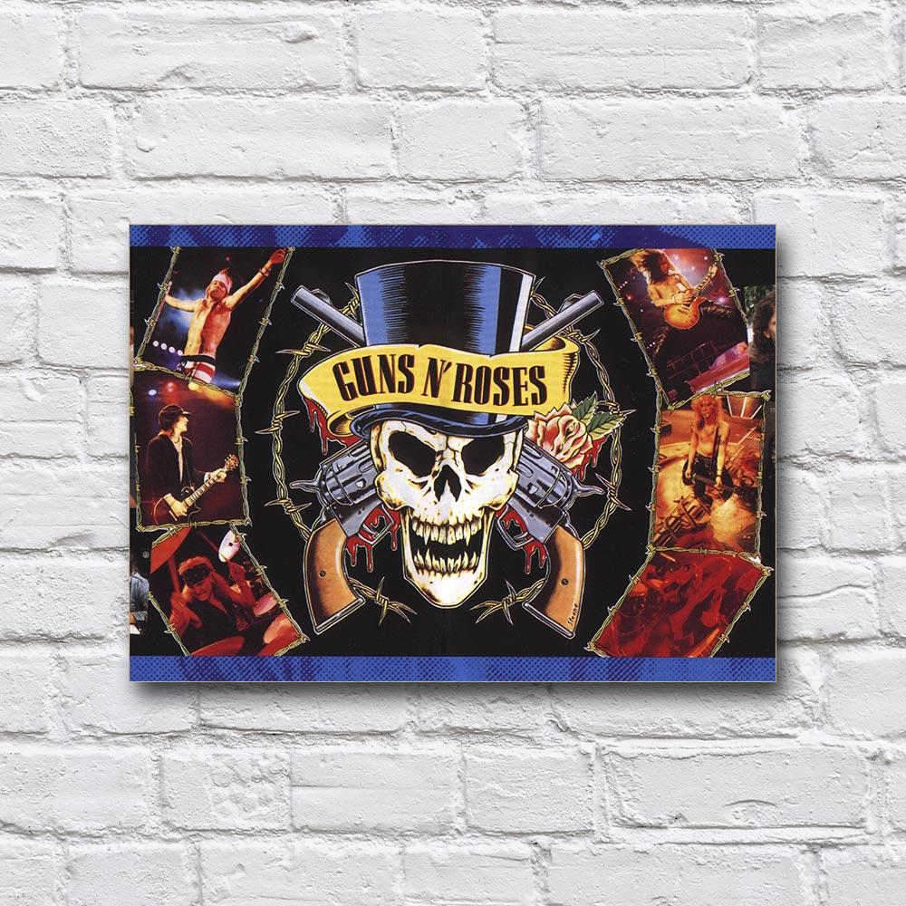 Постер дерев’яний Guns N' Roses 210х297 мм (18236156)